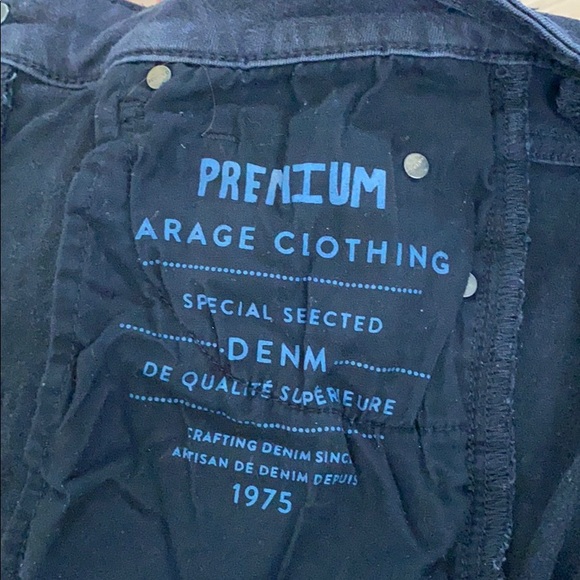 Garage skinny jeans with rips in washed black - Picture 4 of 5